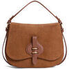 Sac &agrave; main Coccinelle Sac Medium en daim cognac