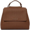 Sacs &agrave; mains sur Grenoble : Sac &agrave; main Orciani Petit sac Soft en cuir marron