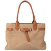 Sac &agrave; main Ballantyne Sac Kate 993 en cuir et raphia beige