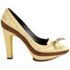 Chaussures escarpins C&eacute;line Talons beiges Beige