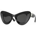 Lunettes sur Grenoble : Lunettes de soleil Valentino Bags VA4090 Occhiali da sole, Noir/Fum&eacute;e, 46 mm Noir