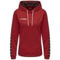 Sweat-shirt hummel Sweat &agrave; capuche hmlAUTHENTIC POLY HOODIE WOMAN Rouge