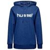 Sweat-shirt hummel Sweat &agrave; capuche HMLGO Cotton Logo Femme Bleu