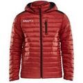 Vestes sur Grenoble : Blouson Craft Doudoune Isolate rouge avec capuche