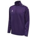 Sweat-shirt hummel Sweat &agrave; col zipp&eacute; hmlCORE XK violet Violet