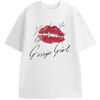 T-shirt Gossip Girl You know you love me tee T-shirt &agrave; manches courtes Blanc