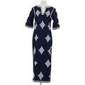 Robe Tory Burch Robe en lin marine