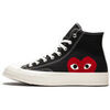Baskets montantes Converse Chuck Taylor All-Star 70s Hi Comme des Gar&ccedil;ons PLAY Black Noir