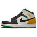 Baskets montantes Nike 1 Mid SE White Laser Orange Lucky Green