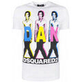 Tee-shirts sur Grenoble : T-shirt Dsquared T-SHIRT S74GD0498 WHITE