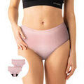 Culottes & autres bas
sur Grenoble : Slips Athena Culottes menstruelles taille haute, lot de 2 Rose