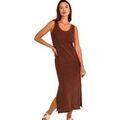 Robes sur Grenoble : Robe Selmark Robe de plage longue fendue sans manches COMPLEMENTOS