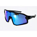 Lunettes sur Grenoble : Lunettes de soleil Skeena sport MASQUE SYNAPSE noir Bleu Cat 3