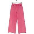 Jeans sur Grenoble : Jeans flare / larges Manoush Jean large en coton rose