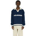 Pull sur Grenoble : Pull Hologramme Clothing Knit Streetwear Weave Blue