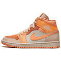 Baskets montantes Nike 1 Mid Apricot Orange