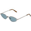 Lunettes de soleil Retrosuperfuture COC Lunettes de soleil, Argent/Bleu clair, 58 mm Argent&eacute;