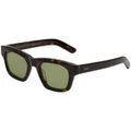 Lunettes sur Grenoble : Lunettes de soleil Retrosuperfuture IQM Lunettes de soleil, Havana/Vert, 52 mm