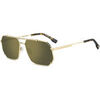 Lunettes de soleil Dsquared D2 0175/S Lunettes de soleil, Or/Vert, 61 mm Dor&eacute;