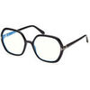Lunettes de soleil Tom Ford FT5814-B Cadres Optiques, Noir, 55 mm