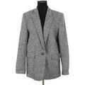 Vestes sur Grenoble : Veste Sandro Blazer en laine blanc