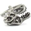 Boutons de manchettes Tony & Paul Boutons de manchette cr&acirc;ne jurassique Gris platine Gris