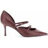 Chaussures escarpins Caf&eacute; Noir CNDAI26-NA4205-brd Rouge