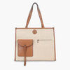 Cabas Lollipops Grand sac shopper camel Saya