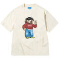 Tee-shirts sur Grenoble : T-shirt Chinatown Market Studios T-Shirt Fit Check Bear Butter Cream