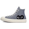 Baskets montantes Converse Chuck Taylor All-Star 70s Hi Comme des Gar&ccedil;ons PLAY Steel Grey Gris