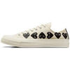 Baskets basses Converse Chuck Taylor All Star 70 Ox Comme des Gar&ccedil;ons Black Heart Milk Blanc
