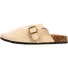 Mules Super Mode Mules &agrave; Enfiler Inia Beige