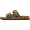 Claquettes Super Mode Mules &agrave; Enfiler Inia Kaki