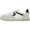 Baskets basses Poti Pati Basket Basse &agrave; Lacets Super Mode Blanc