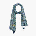 Echarpe Lollipops Foulard rectangulaire bleu Selene