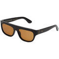 Lunettes sur Grenoble : Lunettes de soleil Retrosuperfuture ZXO Lunettes de soleil, Noir/Orange, 57 mm