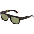 Lunettes sur Grenoble : Lunettes de soleil Retrosuperfuture 5G5 Lunettes de soleil, Havana/Vert, 57 mm