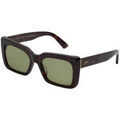 Lunettes sur Grenoble : Lunettes de soleil Retrosuperfuture IK1 Lunettes de soleil, Havana/Vert, 55 mm