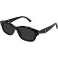 Lunettes sur Grenoble : Lunettes de soleil Saint Laurent SL M172 Lunettes de soleil, Noir/Noir, 53 mm