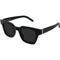 Lunettes sur Grenoble : Lunettes de soleil Saint Laurent SL M157 Lunettes de soleil, Noir/Noir, 47 mm