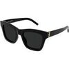 Lunettes de soleil Saint Laurent SL M156 Lunettes de soleil, Noir/Noir, 52 mm