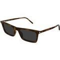 Lunettes sur Grenoble : Lunettes de soleil Saint Laurent SL 890 BETTY THIN Lunettes de soleil, Havana/Gris, 54 mm