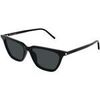 Lunettes de soleil Saint Laurent SL 889 SULPICE THIN Lunettes de soleil, Noir/Noir, 53 mm