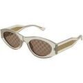 Lunettes de soleil Gucci GG2065S Lunettes de soleil, Jaune/Marron, 52 mm Grenoble