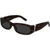 Lunettes de soleil Saint Laurent SL M152 Lunettes de soleil, Havana/Gris, 55 mm