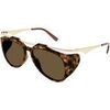 Lunettes de soleil Saint Laurent SL M137 AMELIA Lunettes de soleil, Havana/Marron, 55 mm