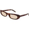 Lunettes de soleil Saint Laurent SL 557 SHADE Lunettes de soleil, Havana/Marron, 53 mm