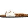 Claquettes Poti Pati Mules &agrave; Enfiler Super Mode Blanc