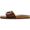 Claquettes Poti Pati Mules &agrave; Enfiler Super Mode Marron