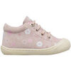 Baskets montantes enfant Naturino Chaussures premiers pas en su&egrave;de COCOON Rose